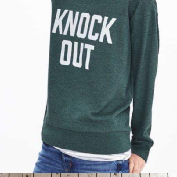 SOLD: BANANA REPUBLIC | green crewneck sweatshirt | long sleeve | S - Picture 1 of 6